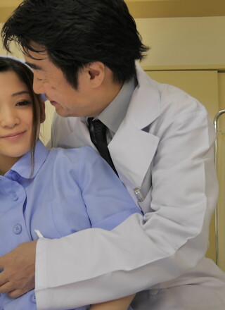 Hot nurse Anna Kimijima fucks another time with the doctor