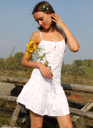 White dress